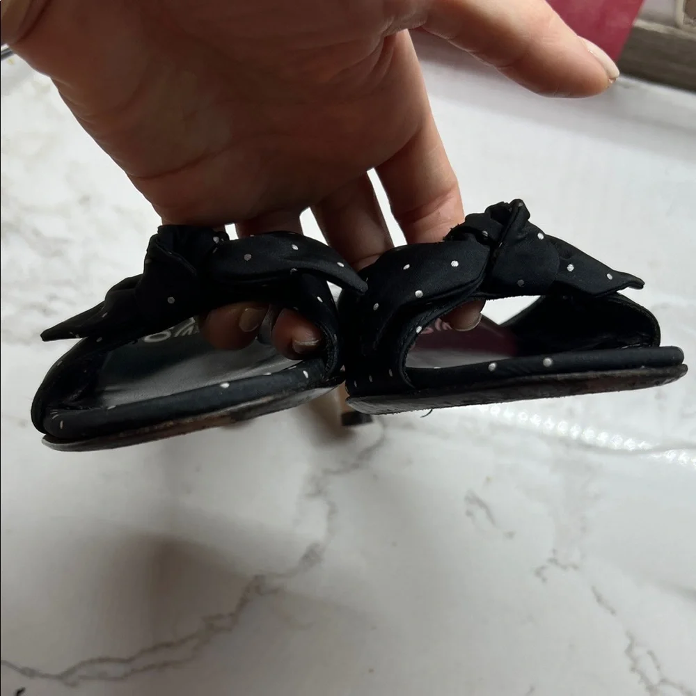 Salvatore Ferragamo Black Polka Dot Mules - Picture 12 of 13